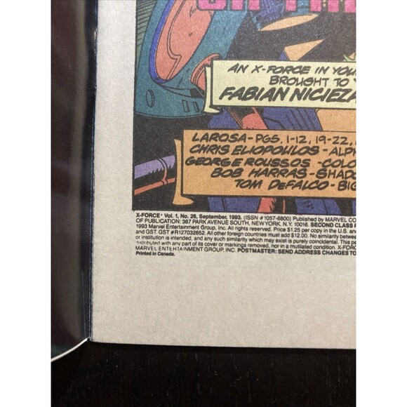 X-Force: Assorted, No. 19, 22, 24-29, 33, 36, & 38. Marvel Comics (1993-94) - Picture 15 of 16